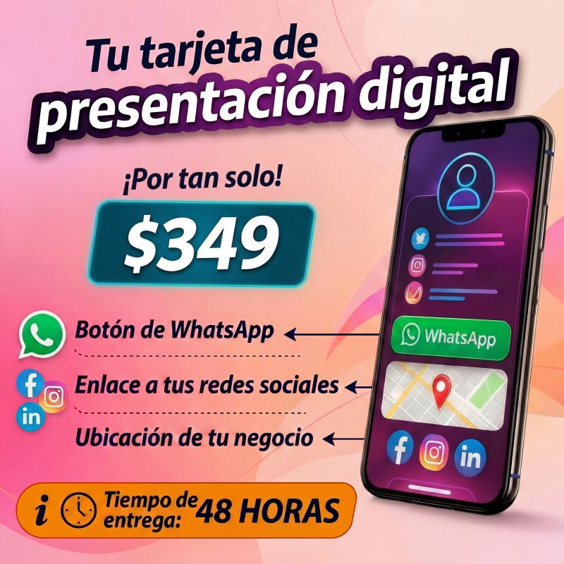 Tarjeta de Presentación Interactiva